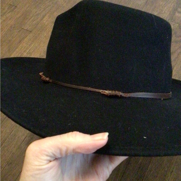 NEW! Rare Wyeth Black and brown leather strap rancher - Picture 3 of 5